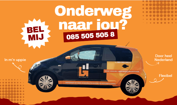 Ontzorgt de zorg in bedrijfsvoering en automatisering.